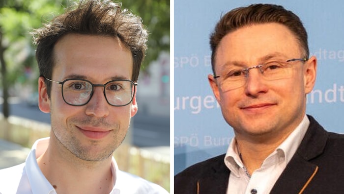 Von Bezirksvorsteher Luxenberger (li.) wollte Bezirksvorsteher-Stellvertreter Lipinski den ...