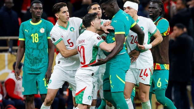 Das Finale zwischen Senegal und Marokko sorgte erneut für Zündstoff