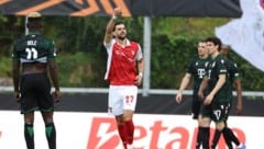 Florian Grillitsch jubelt über seinen Treffer.