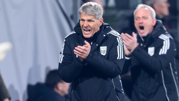 Didi Kühbauer kritisierte nach dem Cup-Halbfinale den Ried-Trainer Maximilian Senft.