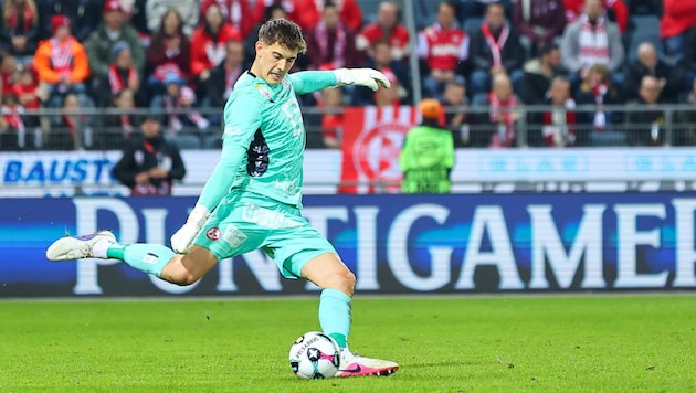 Franz Stolz hat gegen den WAC sein erstes „Shutout“ im GAK-Dress gefeiert.