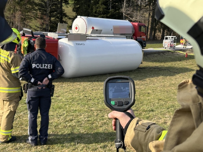 Die Gaswerte wurden vom Gefahrgutzug Tennengau überprüft.