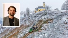 Augustin Spiegelfeld hat den Georgiberg von einem Online-Marktplatz erworben und ließ das ...