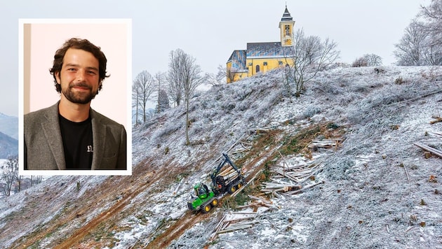 Augustin Spiegelfeld hat den Georgiberg von einem Online-Marktplatz erworben und ließ das ...