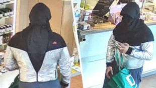 Die Polizei veröffentlichte Fotos des Täters. 