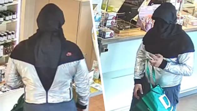 Die Polizei veröffentlichte Fotos des Täters.