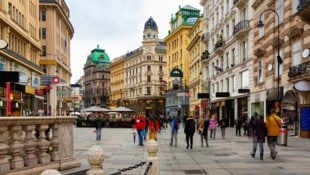 In den großen Städten Österreichs, etwa in Wien, stehen deutlich weniger Läden leer als in den ...