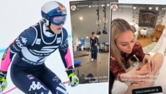 „Erster Physiotermin“: Lindsey Vonn sorgt sich um ihre Schwester.
