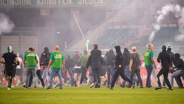 Im September 2024 kam es zu schweren Ausschreitungen im Wiener Derby zwischen Rapid und Austria.