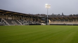 Das Stadion in Dornbach ist bereit.