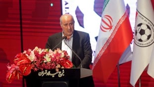 Irans Fußballverbands-Präsident Mehdi Taj