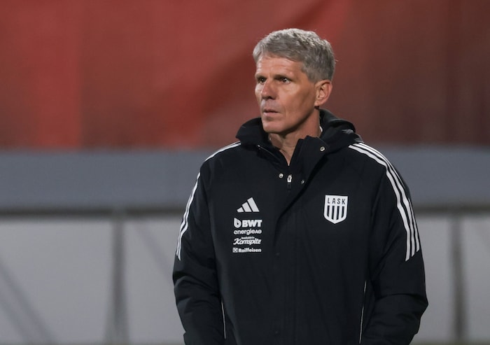 Didi Kühbauer fiel im Cup-Halbfinale mit dem LASK im Derby gegen Ried schwer aus der Rolle.