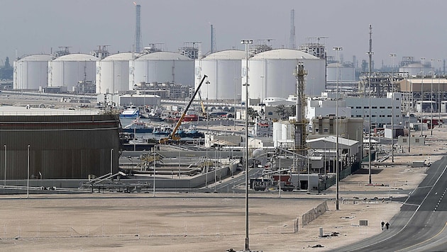 Die Anlage in Ras Laffan wurde erheblich beschädigt. Sie ist Katars wichtigster Standort für die ...