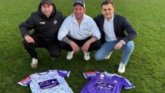 Obmann David Rettenbacher, Fenninger-Bau-Geschäftsführer Johann Brandstätter und Schriftführer ...