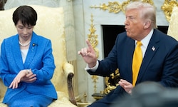 Die Frage eines Reporters, warum Japan nicht vorab über die Angriffe informiert worden sei, ...