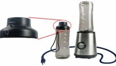 Die Gefahr lauert im Deckel des Smoothie-Makers.