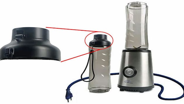 Die Gefahr lauert im Deckel des Smoothie-Makers.
