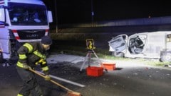 Der Fahrer des Kleintransporters hatte keine Überlebenschance.