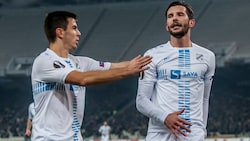 Alexander Gorgon (r.) gewann mit HNK Rijeka 2017 den kroatischen Cup.