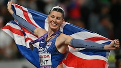 Bei der WM lief Amy Hunt über 200 Meter zur Silbermedaille.