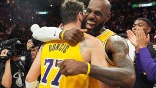 Luka Doncic und LeBron James.