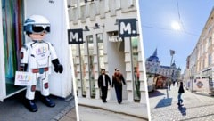 Nächste Woche eröffnen neue Filialen von Brickcomplete (links) und Manufactum (Mitte). Bei ...