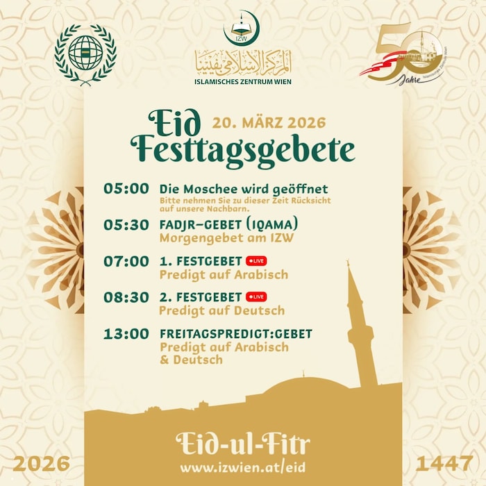 Ab Freitag wird zum Ende des Ramadan das dreitägige Fest Id al-Fitr gefeiert.