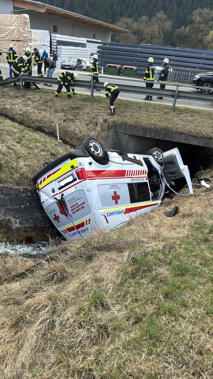 Ein schwerer Unfall passierte auf der Gurktal Straße