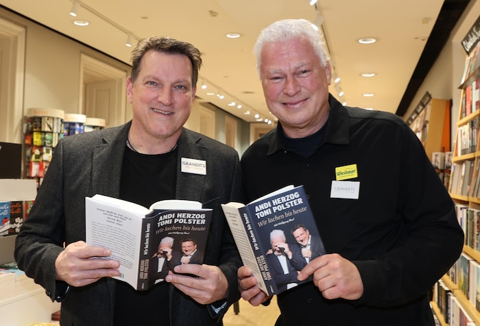 Herzog und Polster mit ihrem Bestseller-Buch