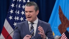 US-Kriegsminister Pete Hegseth soll nach einem Treffen mit Angehörigen von gestorbenen Soldaten ...