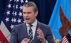 Hegseth ist seit dem Jänner vergangenen Jahres Verteidigungsminister im zweiten Kabinett von ...