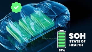 Der State of Health zeigt, wie viel von der ursprünglichen Batteriekapazität noch verfügbar ist.