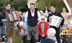 Stefan Mross in der ARD TV-Show ‘“mmer wieder sonntags“ im Europa-Park 