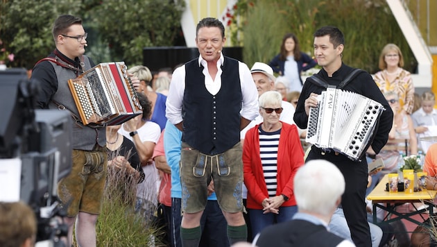 Stefan Mross in der ARD TV-Show ‘“mmer wieder sonntags“ im Europa-Park