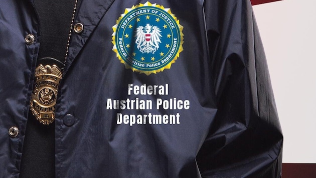Kurios: Die vermeintliche Bundespolizei spricht nur Englisch.
