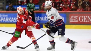 KAC-Ass Nick Petersen (li.) hat nach seinem Sechs-Punkte-Match Selbstvertrauen.