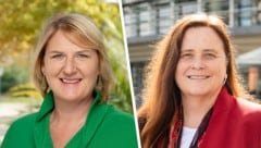 „Gesundheitssystem retten“: Helga Krismer und Silvia Moser.