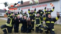 Jubel in Waldenstein, wo man den Wochensieg bei der NÖ-Feuerwehr-Challenge feiert.