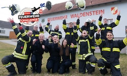 Jubel in Waldenstein, wo man den Wochensieg bei der NÖ-Feuerwehr-Challenge feiert.