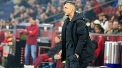 Red Bull Salzburgs Trainer Daniel Beichler.