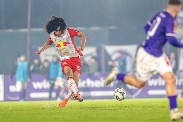 Anrie Chase spielte zuletzt für den FC Liefering gegen Austria Salzburg, am Freitagabend startet ...
