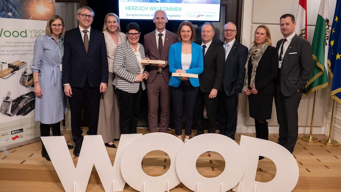 Eine steirische Delegation war im Vorfeld des internationalen Tages des Waldes in Brüssel, um ...