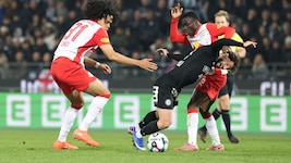 Anrie Chase (li.) glänzte über weite Strecken – dann flog er unnötigerweise vom Platz.