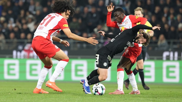 Anrie Chase (li.) glänzte über weite Strecken – dann flog er unnötigerweise vom Platz.