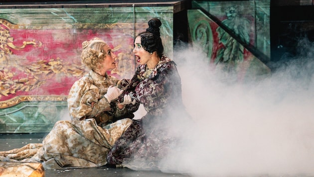 Biedermeierspaß am Schauspielhaus mit Karola Niederhuber und Annette Holzmann