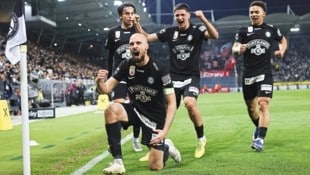 Jon Gorenc Stankovic (v.) sorgte mit seinem zweiten Saisontor für den Ausgleich.