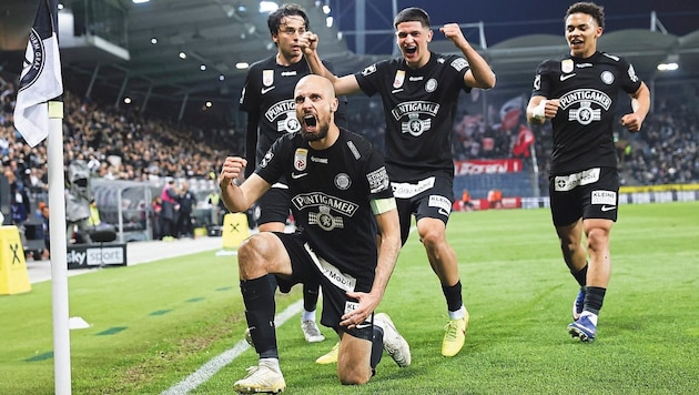 Jon Gorenc Stankovic (v.) sorgte mit seinem zweiten Saisontor für den Ausgleich.