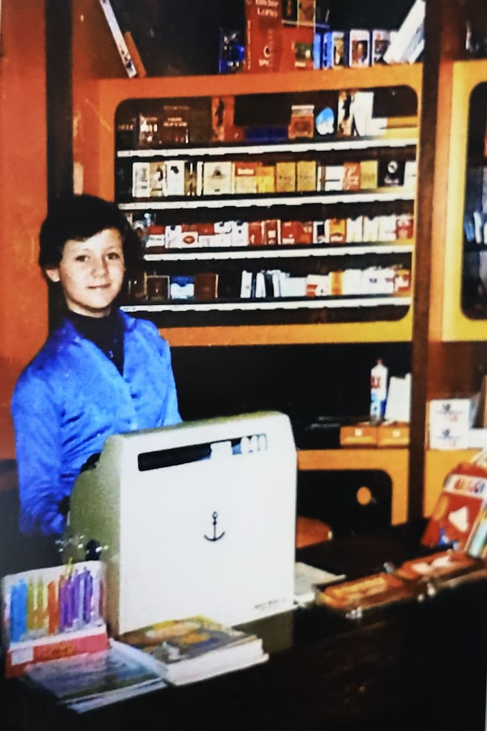 Schon als Kind half Gabriele gerne der Mama. Im Bild der zweite Standort, in dem auch ...