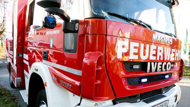 Die Feuerwehr Sulz rückte unter anderem mit einem Atemschutz-Trupp an.