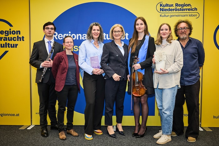 Viktor Renezeder (Jugend Symphonie Orchester), Katharina Schwabl, Doris Hauser, Mikl-Leitner, ...